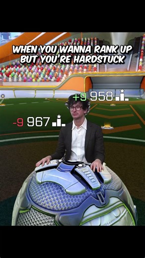 Very Hard Stuck, Much Head Banging #rocketleague