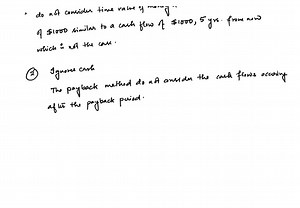 What are three potential flaws with the regular payback method? Does the discounted payback method correct all three flaws? Explain. | Numerade