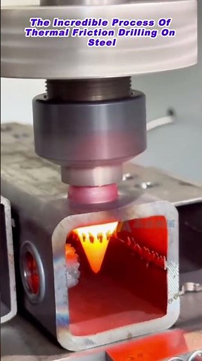 The Incredible Process Of Thermal Friction Drilling On Steel