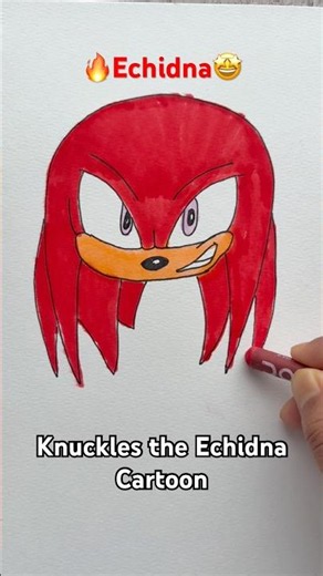 Knuckles the Echidna Cartoon 🤩 #cartoon #kidscartoons #ytshorts #shorts #kids