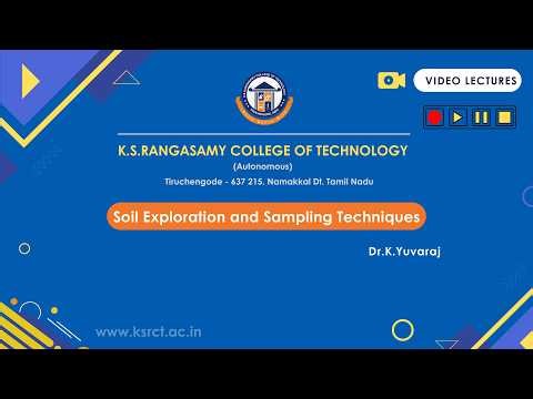 Soil Exploration and Sampling Techniques
