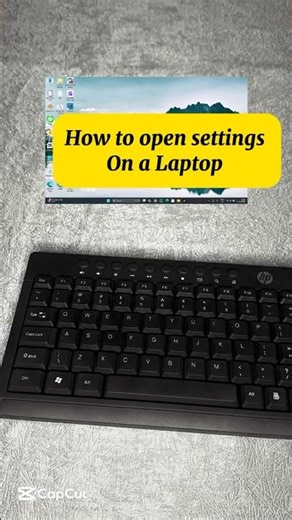 Easy way to open settings on windows Laptop / #laptoptips #windows #computereducation #computer