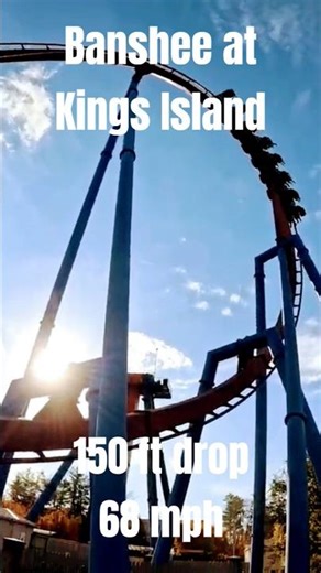 Banshee - Invert Coaster / montaña rusa at Kings Island (full park video on channel)