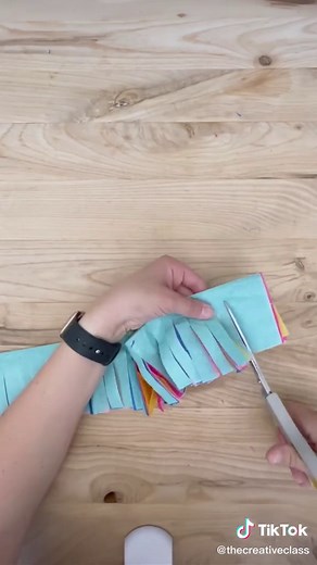 DIY Tissue Paper Bulletin Board Border Tutorial