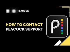 How to contact Peacock support