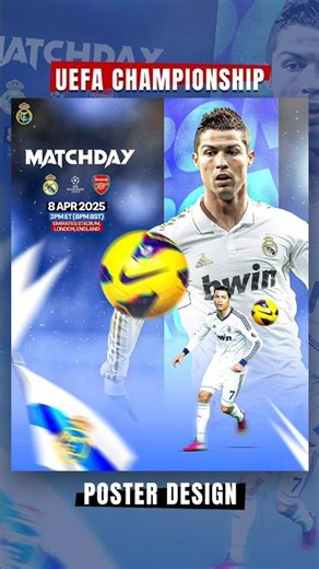 UEFA ⚽ Sport Poster Design