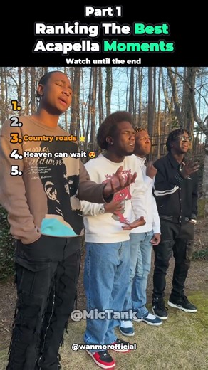 Ranking The Best Acapella Moments - (Part 1)