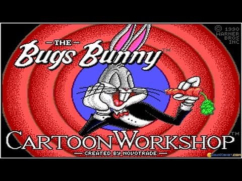 Bugs Bunny Cartoon Workshop gameplay (PC Game, 1990)