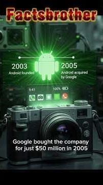 Android's Insane Origin Story! 🤯📱 (From Camera OS to World Dominator)