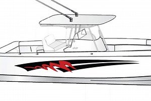 Stickers graphiques pour bateaux compatibles avec les Everglades Boat Sport Stripes Sticker - Etsy France
