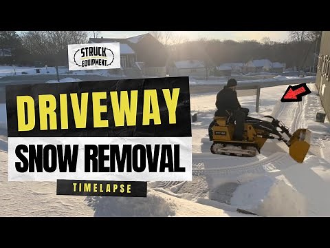 Mini Dozer at Work: Watch the MAGNATRAC® RT1150 Clear Snow Like a Pro!