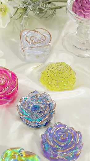 Sparkling Flower Making Process | Resin Mold Tutorial