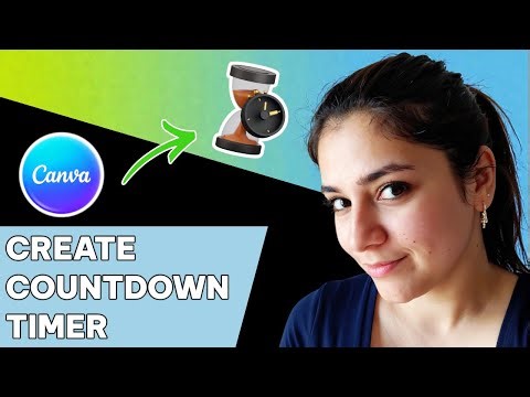 How to create countdown timer in Canva