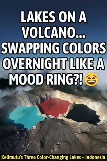 The Color-Changing Lakes: Earth's Trippy Volcano That Shifts Hues Like Magic! 🌈🌋