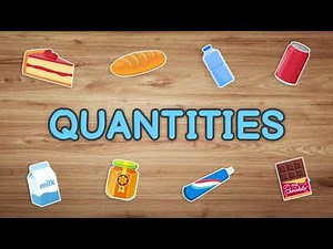 Quantities in English