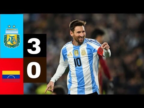 Argentina 3-0 Venezuela | Messi’s Emotional Home Farewell (World Cup Qualifiers 2026