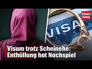 Visa despite sham marriage | krone.tv NEWS