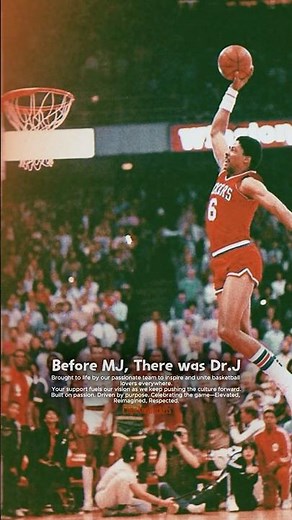 Julius Erving: The Original Air Before Jordan #nbalegends #basketballshorts #nbahistory