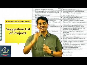 easy topics for economics project class 12 | CBSE 2023 - 24 | economics project ideas