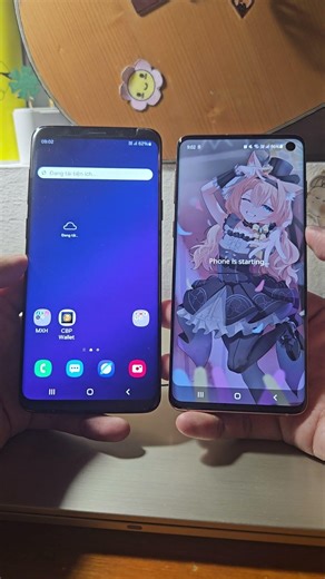 Samsung Galaxy S9+ vs S10 startup & shutdown race! #shorts