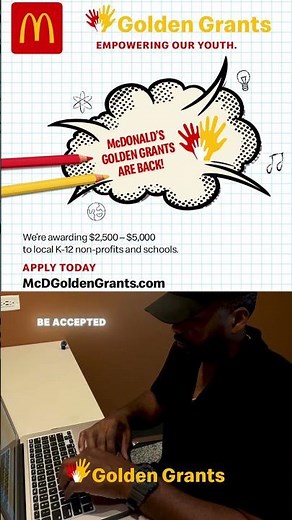 McDonald’s Golden Grants 2026: Up to $10K for Community Service & Youth Programs! Apply Now!!