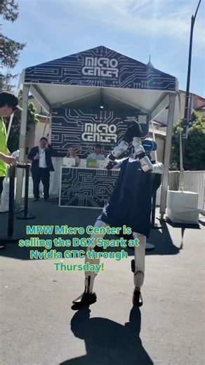 Robot Dance Off With Micro Center at NVIDIA GTC!