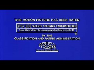 MPAA Rating Card (PG-13, 1995)