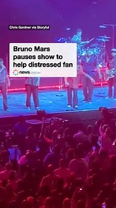 Bruno Mars would catch a grenade for his fans and they'd do the same! #BurnoMars | news.com.au Entertainment
