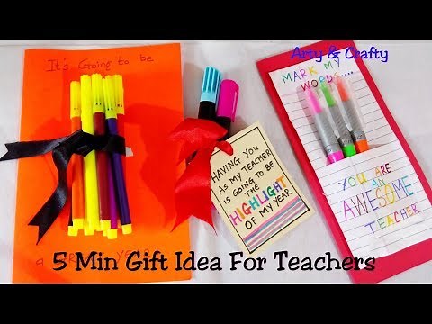 DIY Teacher's Gift /3 Great Gift Ideas for Teachers /Budgeted Teachers Gift Idea