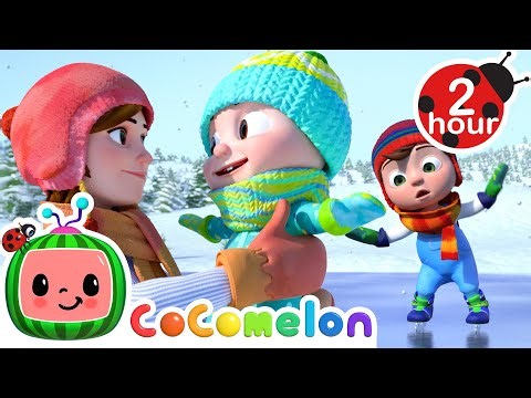 Family Fun In The Snow! | Cocomelon Songs and Nursery Rhymes | Moonbug Kids - Fun Zone