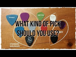 What Kind of Guitar Pick/Plectrum Should You Use? - Beginner Guitar Lessons