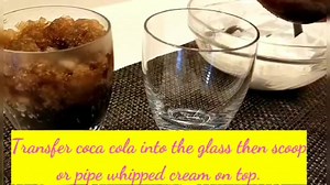 HOMEMADE COKE FLOAT Coke float ala Jolibee!! Craving!! Lockdown! Diy Coke float then!! Easy to make!! RECIPE CLICK LINK HERE https://youtu.be/-YN1VzUkTBM Coca Cola Whipping/all purpose cream Icing sugar (optional) Choco syrup | Kusina ni Abyang