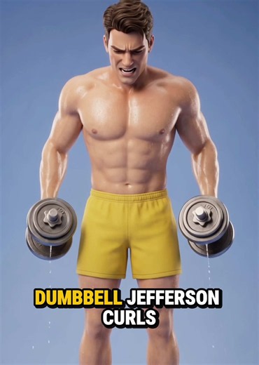 What Happens If You Do 30 DUMBBELL JEFFERSON CURL EVERY DAY? Segmental spine control in one slow move. 30 days of the dumbbell Jefferson curl — light load, full articulation. Not medical advice; educational animation only. Skip loaded spinal flexion if you have disc problems or back pain, and start light. #jeffersoncurl #spinehealth #mobility #posteriorchain #hamstrings