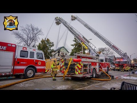⁴ᴷ 3rd Alarm: Upgraded Structure Fire - Mercer St & Wyandotte St - WFRS - 2025