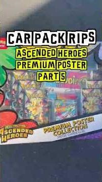 CAR PACK RIPS EP 78 We’re Ripping a Mega Gardevoir Ascended Heroes Premium Poster Collection Part 5