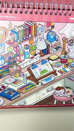 Tidy up my desktop with my cat 🐈. #kittysticker #tiktokshopstockup #stickerbook #scenestickers #asmr