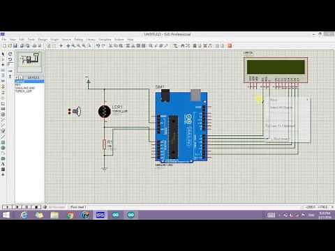 Ldr + Arduino Simulation in Proteus