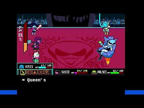 Deltarune Chapter 2 Queen Boss Battle - How to Beat Queen (Pacifist/Mercy)