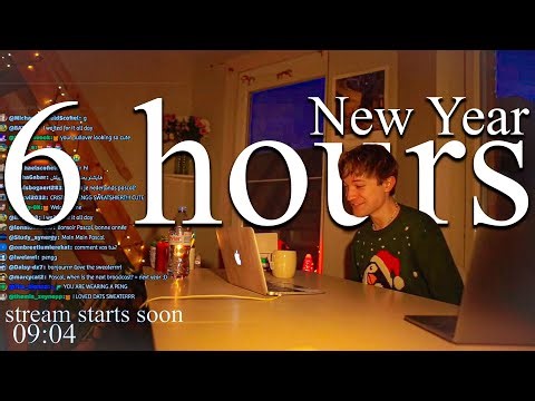 LIVE-SPECIAL on NEW YEARS | 6-HOUR study with me 📚⛈️ rain sounds & pomodoro timer 60 & 10