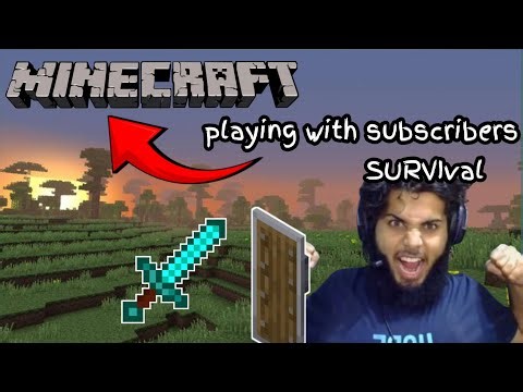 Minecrfat Hardcore Gamplay with subscribers