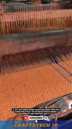 Jute Bag Making Machine | Automatic Goni Production Process #factoryproducts #machine