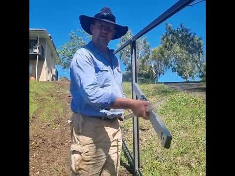 How to Measure & Cut the perfect Rakes on steel Colorbond sheets.