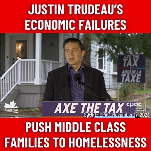 9.6K views · 705 reactions | Trudeau is pushing more and more Canadians towards poverty and homelessness. It’s time for change. | Canada Proud | Facebook