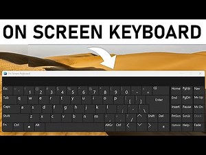 How to Enable On-Screen Keyboard in Windows 10 & Windows 11 | Touch Keyboard Tutorial (Hindi)