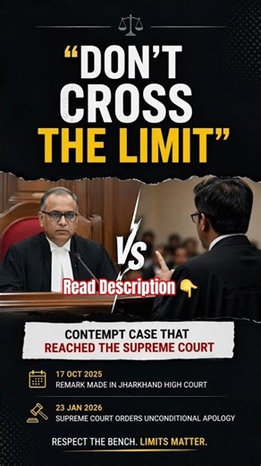 Don't cross the limit, Jharkhand High Court Advocate contempt case.