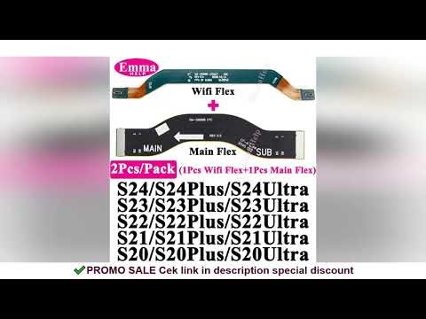 2Pcs Wi-Fi Signal Antenna Main Board Connector Motherboard Main Flex Cable For Samsung S20 S21 S24 P