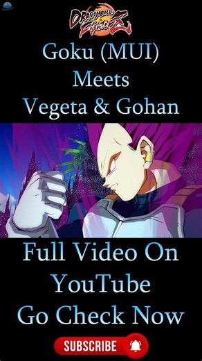 Goku Meets Vegeta & Gohan.#dragonball #dragonballz #dragonballsuper #fighterz #games #goku #dbs.