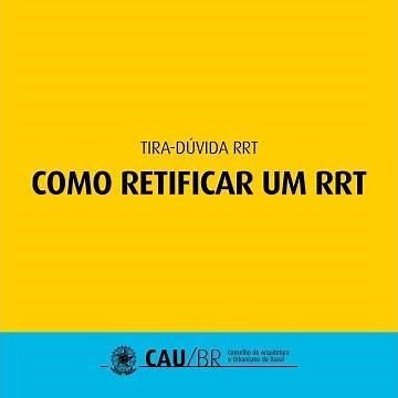 Tutorial: Como retificar um RRT