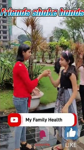 Friends Shake Hand and Bye | #shakehands | #byebye