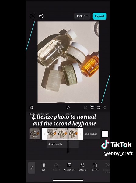 Here is a new cool tutorial using simple keyframe in capcut #editingtutorial #capcuttutorial #kevframes #howtoeditvideo #editing101